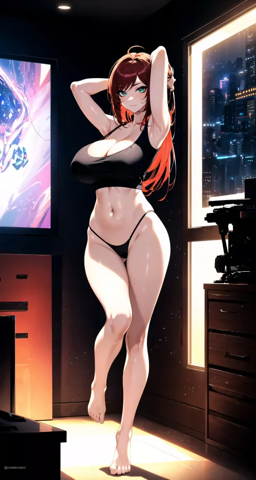 Late Night in her Apartment