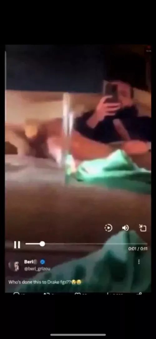 Name: Drake, Rapper, USA from leaked video