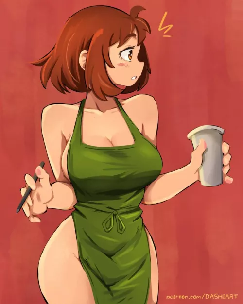 Ochako Showing Her Curves (Dashi Art)