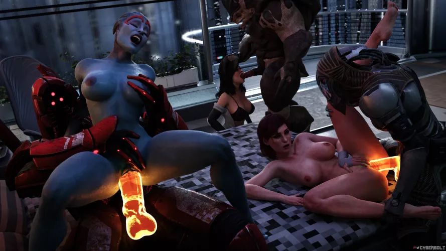 Samara, Miranda, and FemShep - 