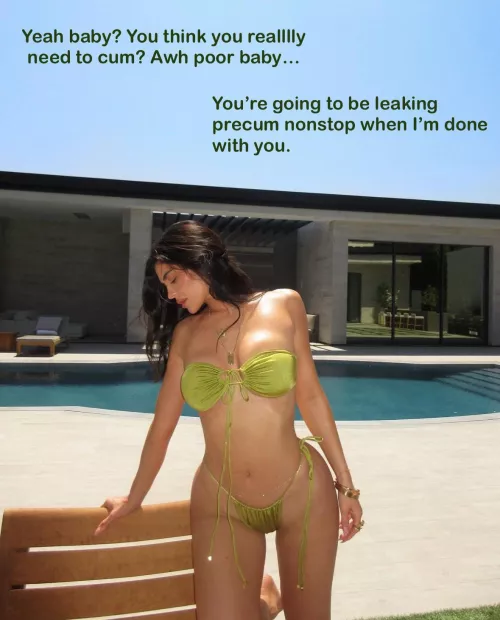 Yeah baby? You think you realllly need to cum?