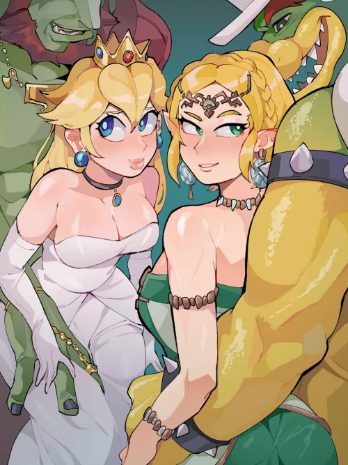 Zelda and Peach Swap