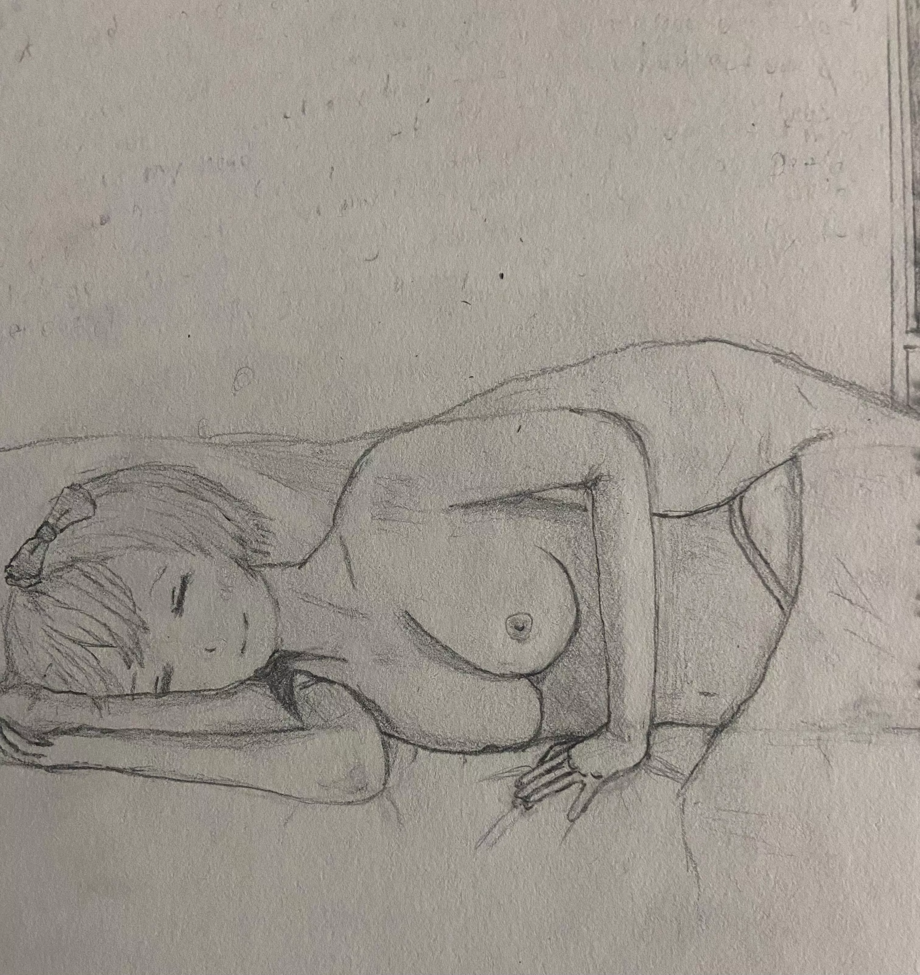 Another Sayori sketch I did!