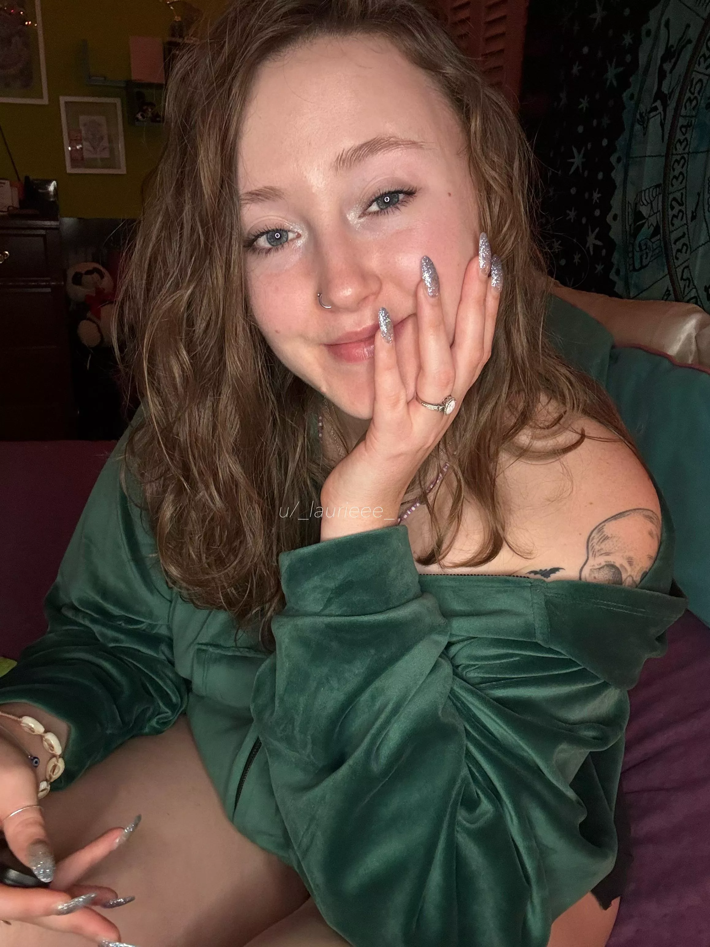 Guess the next (glittery) nail color I’m getting