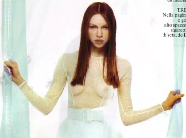 Laura Prepon with her red hair.