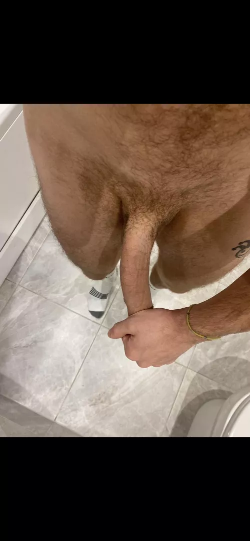 POV your my roommate and you walk in on me with a boner but it’s too big I can’t hide it