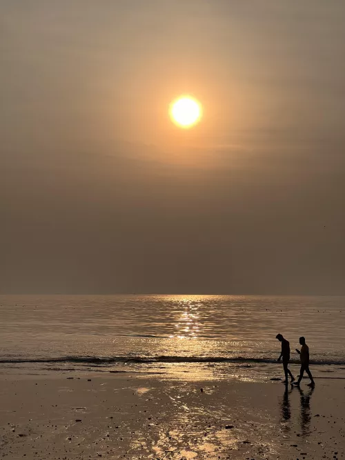 Sunset at Juhu beach
