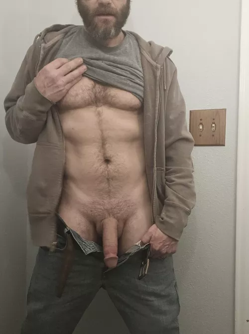 We've been flirting all night. The party is winding down, and I send you this from the bathroom