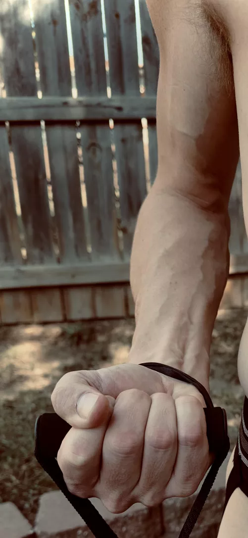 Who else loves when the veins are popping?