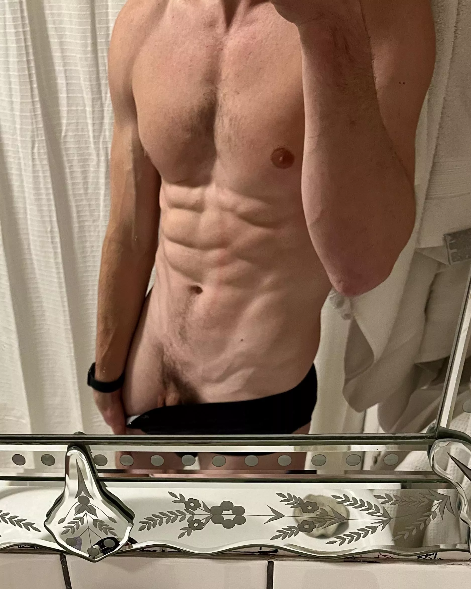 8-pack coming into focus.