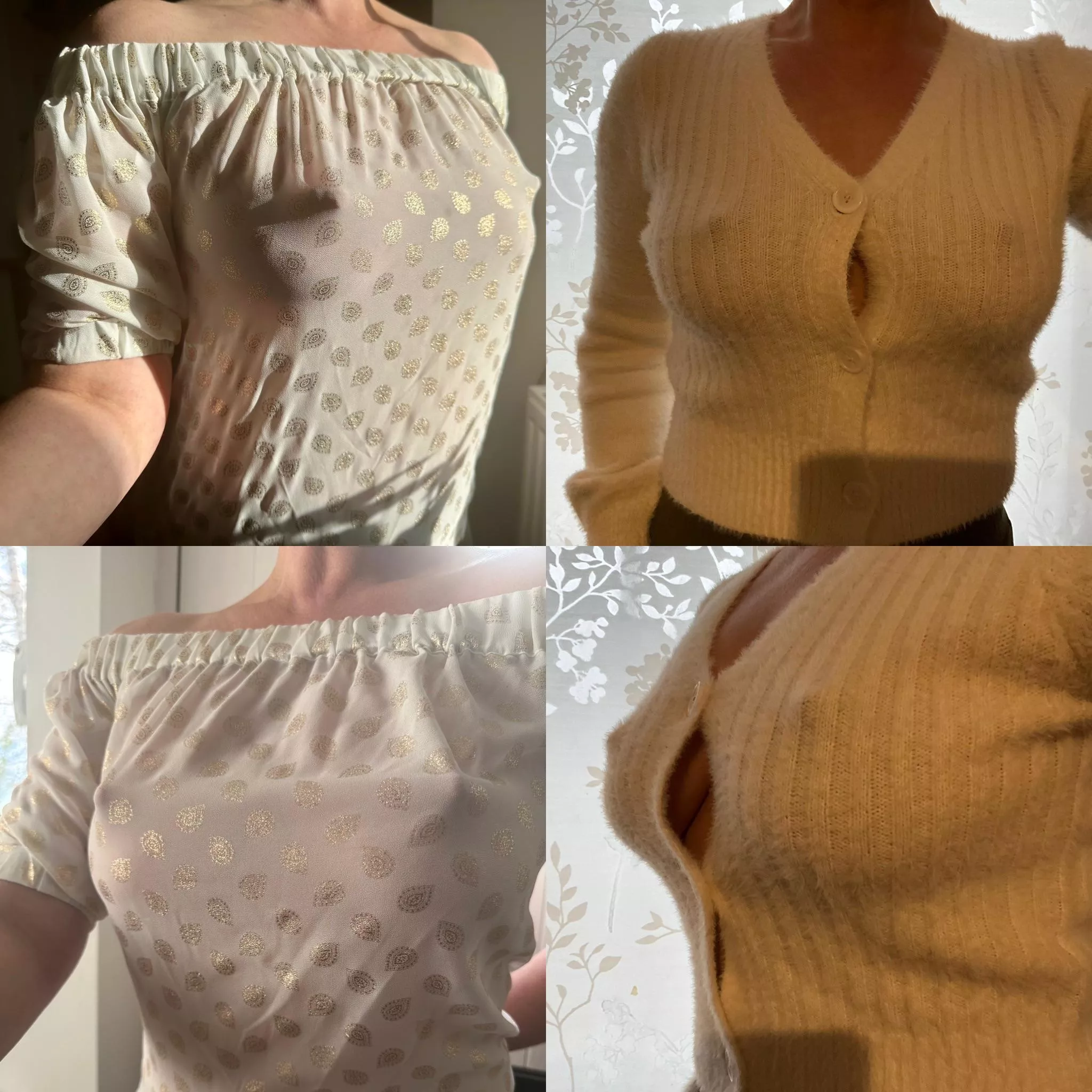 Can’t decide what top to wear to work today.