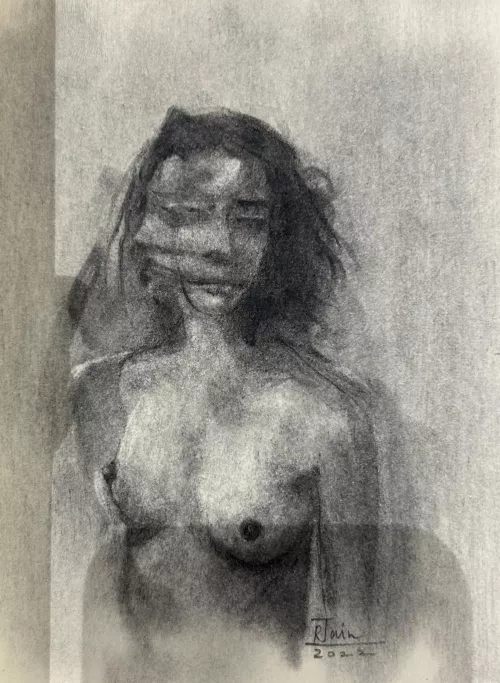 Charcoal On Paper