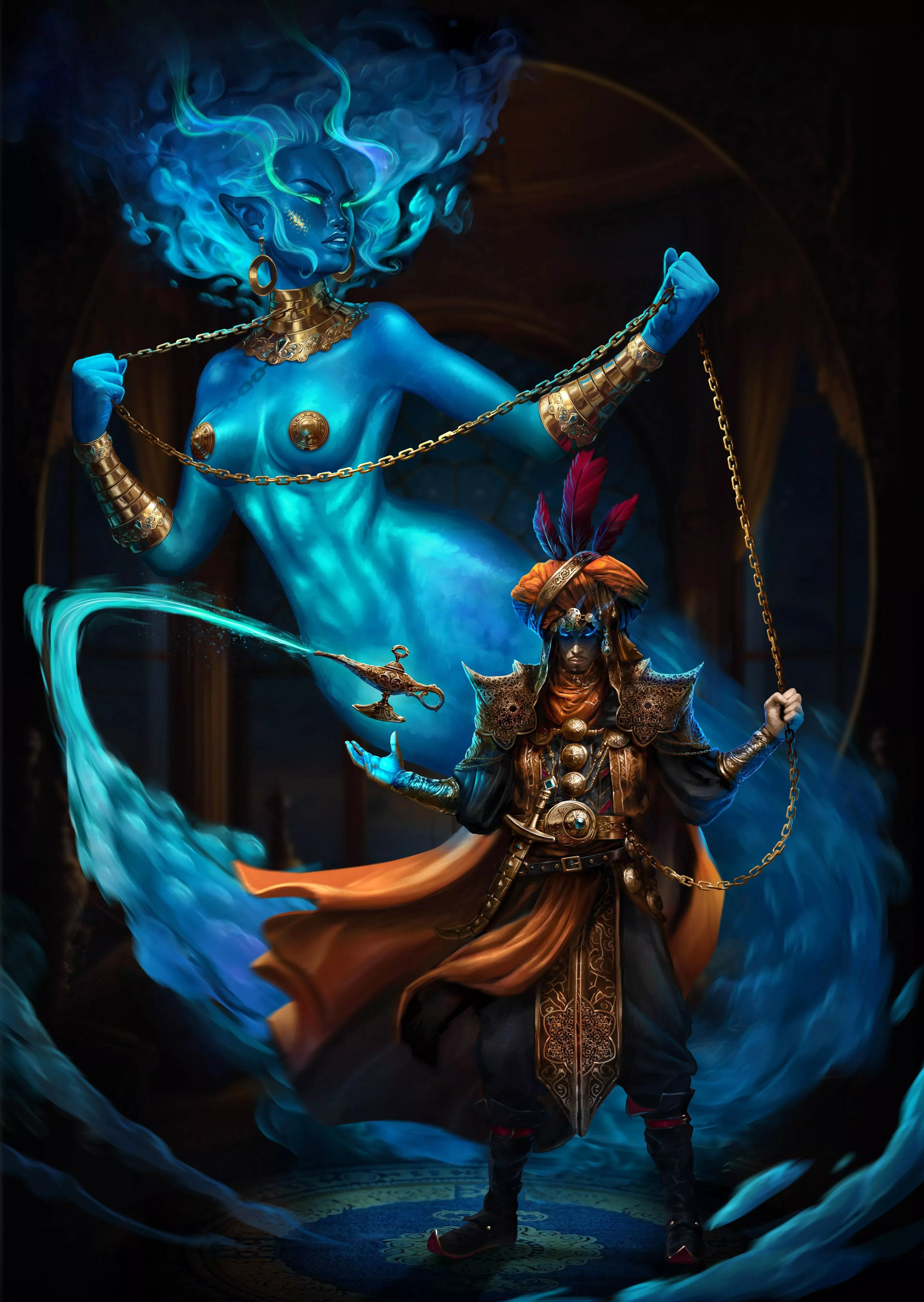 Enslaved Djin (Looks like Warlock: The Genie has completed its main quest)