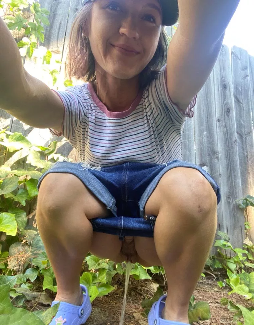 I have to pee so bad, let me use your mouth