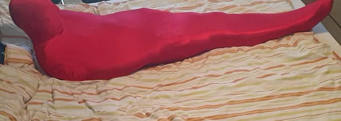 I turned my Zentai into a Spandex Sleeping Bag