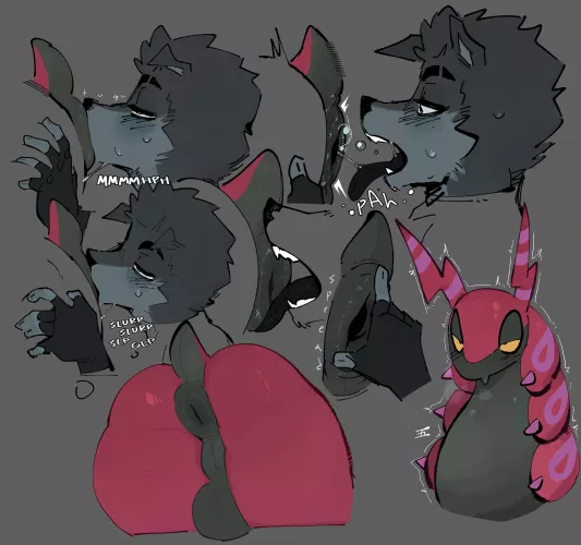 [MM] Eating a tasty Scolipede donut! [goonie-san]