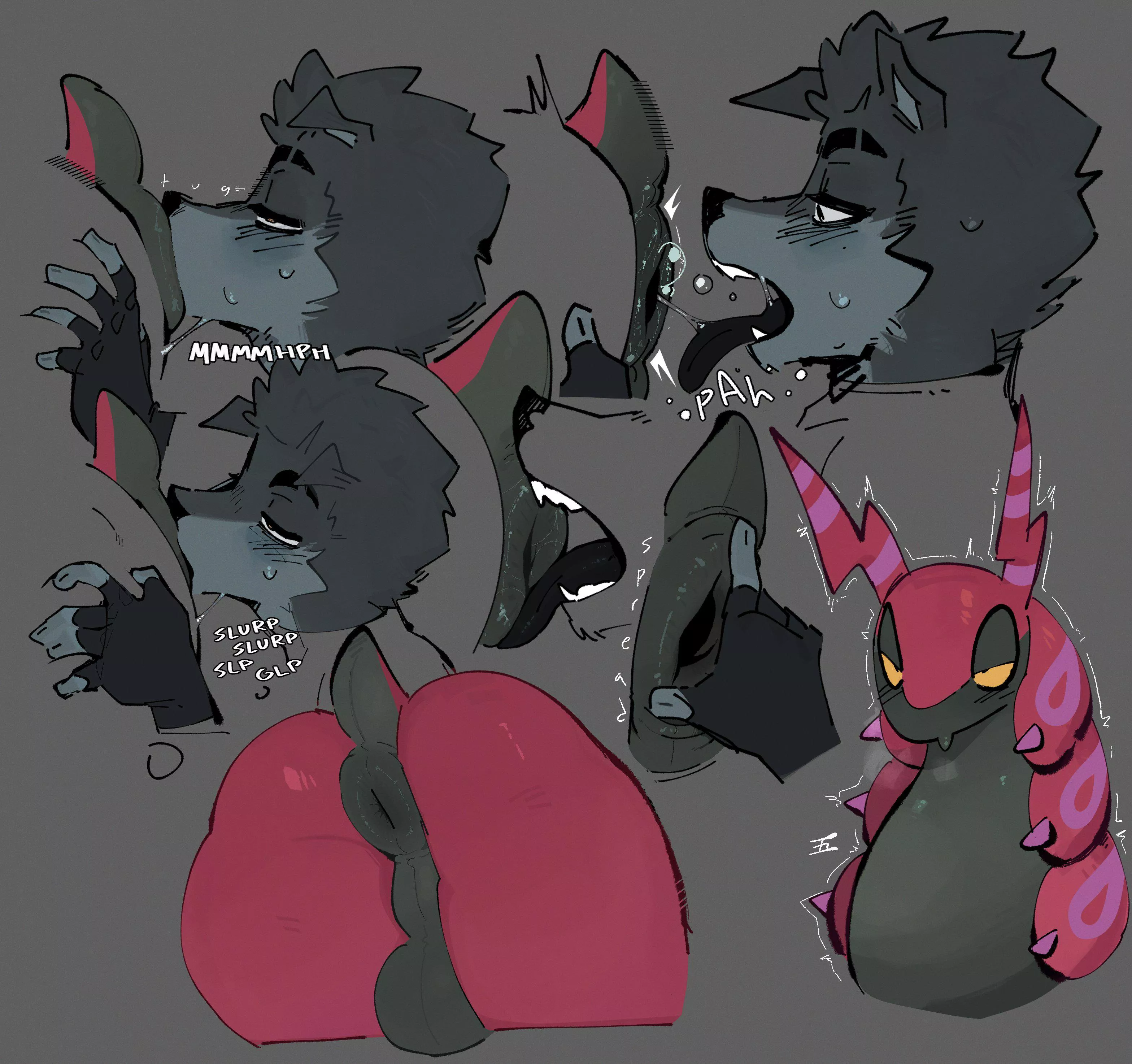 [MM] Eating a tasty Scolipede donut! [goonie-san]