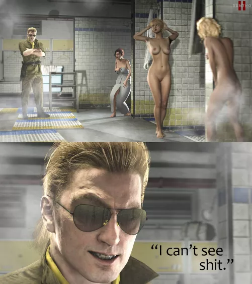 Monsieur Miller in women's bath.