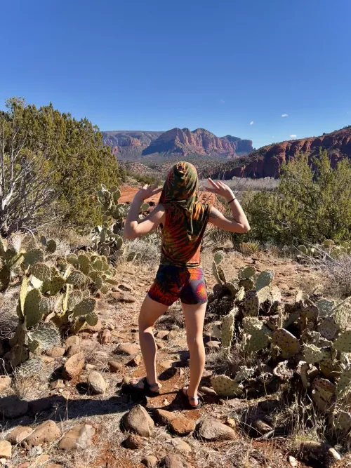 Tie dye in the desert