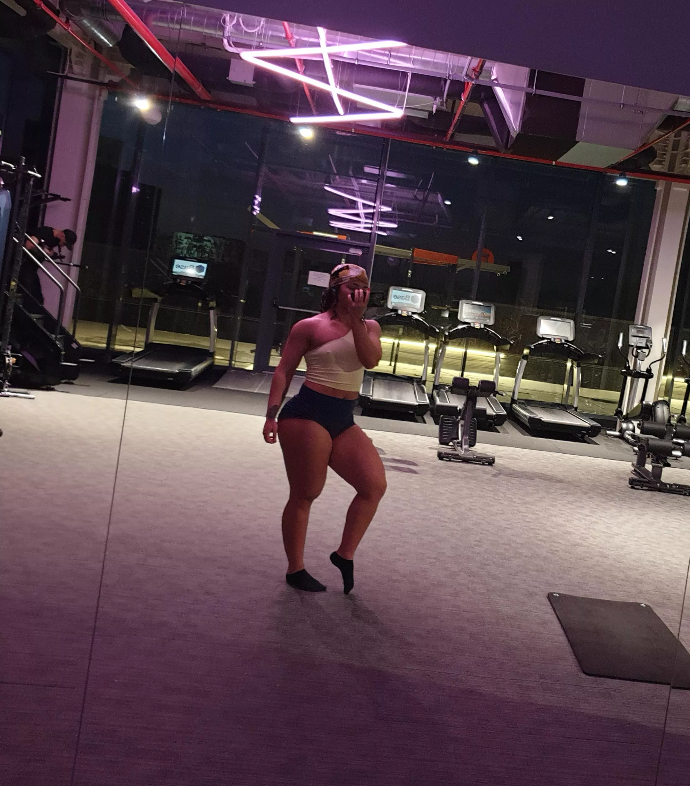 Working hard on these thighs