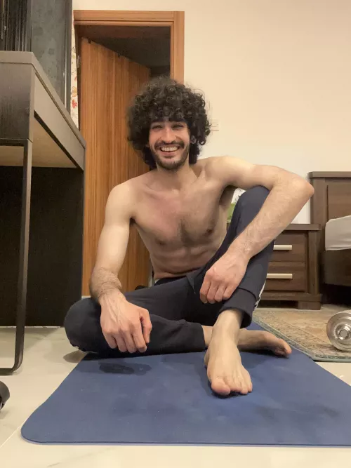 Workout done. Pizza now??