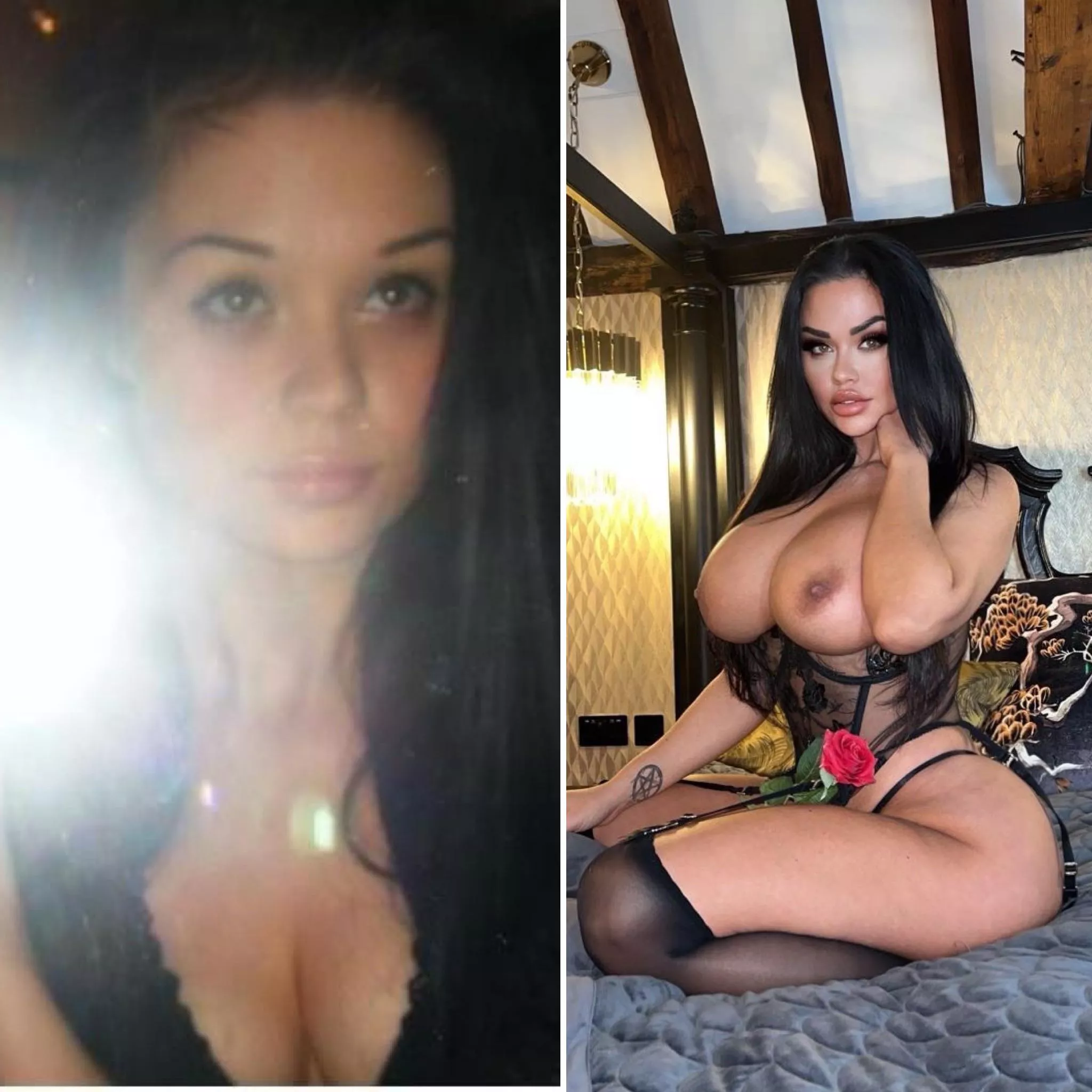 18 to mid 30’s. My tiny boobs in my push up bra 😳