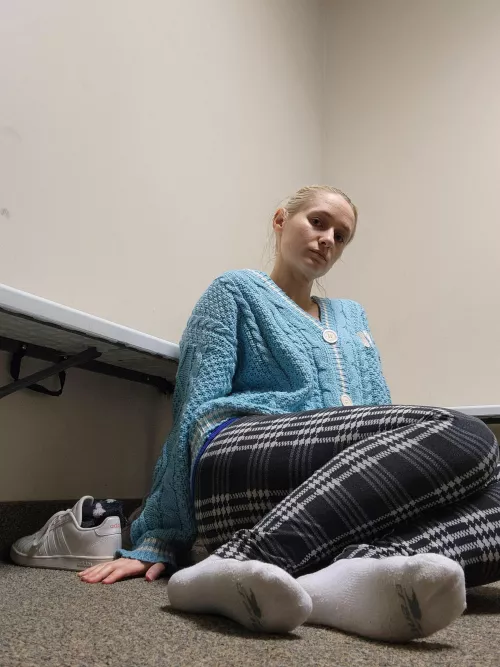 Did no one like gym socks anymore?