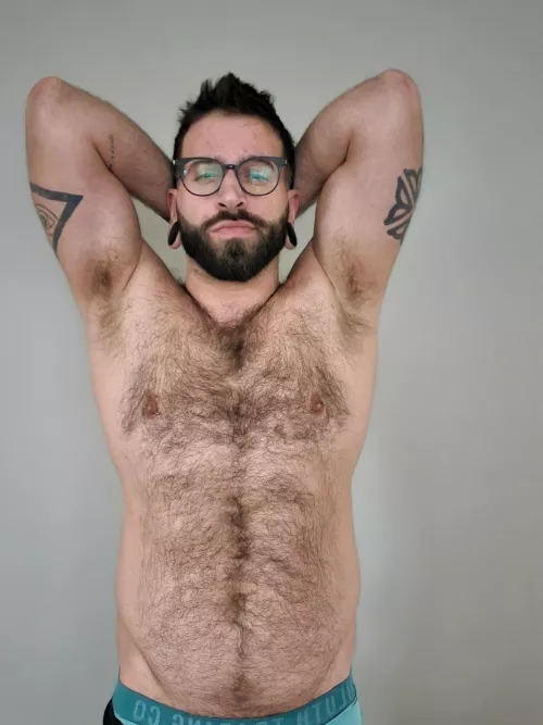 I've been getting more hairy as I get older. 😋