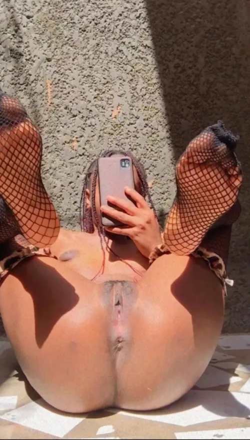 Legs spread pussy waiting