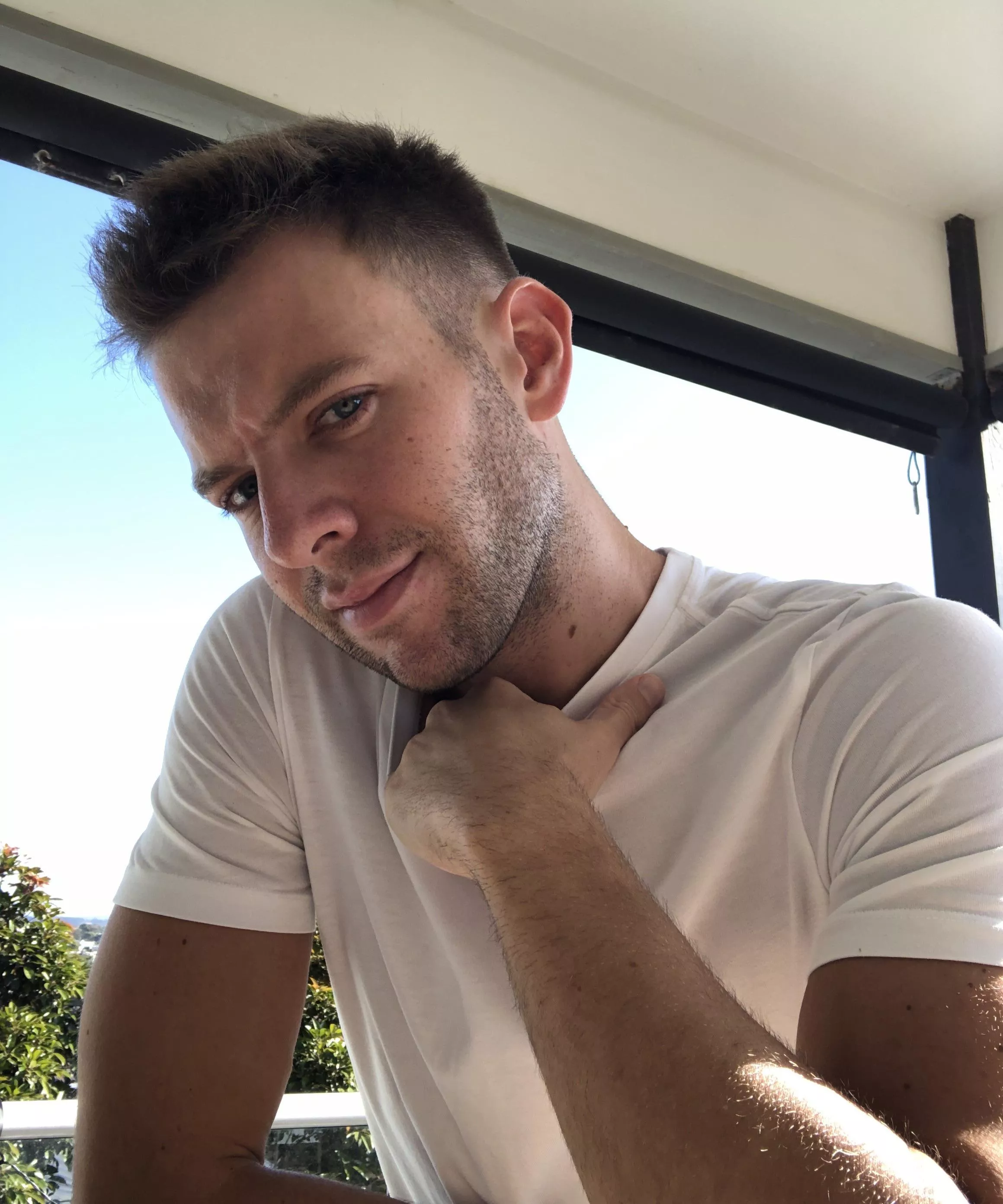 Nothing, just looking at you.