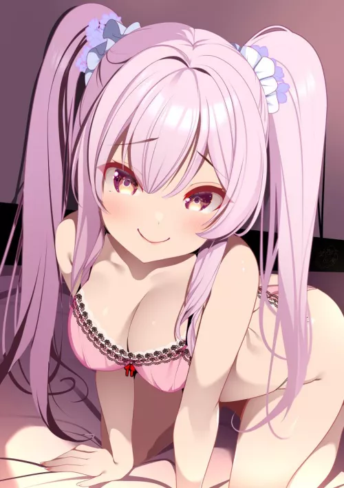 Sexy and cute angel waifu