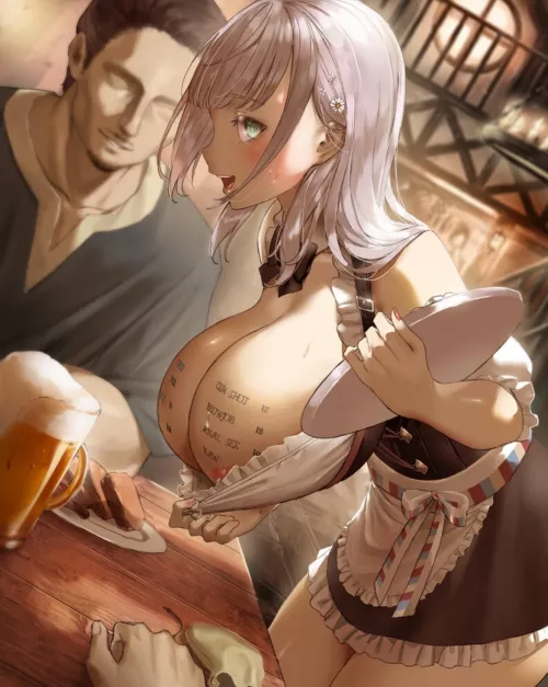 Showing them the menu