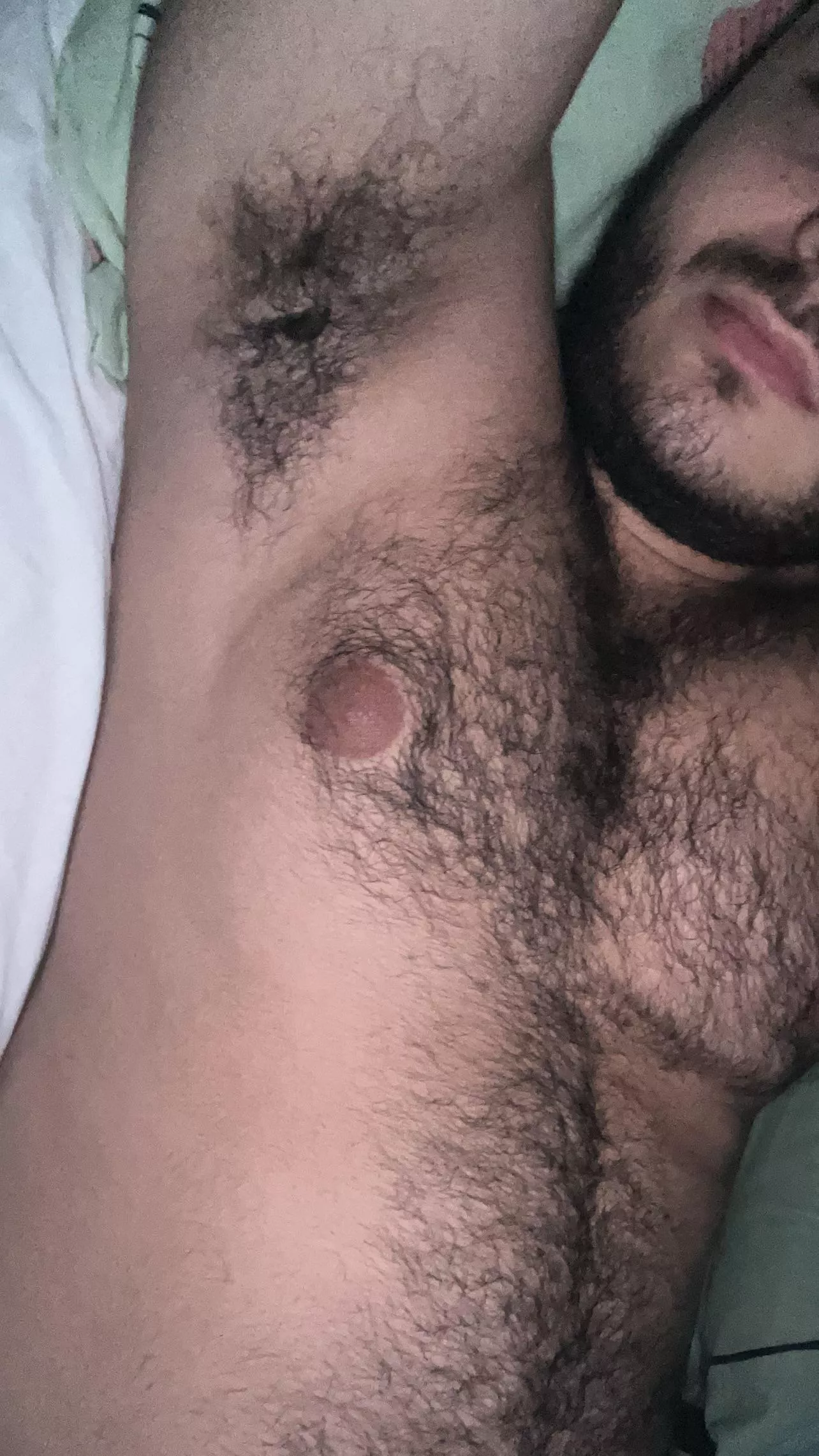 Sniff my hairy armpits