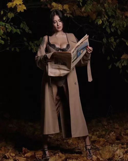 The girl is a detective