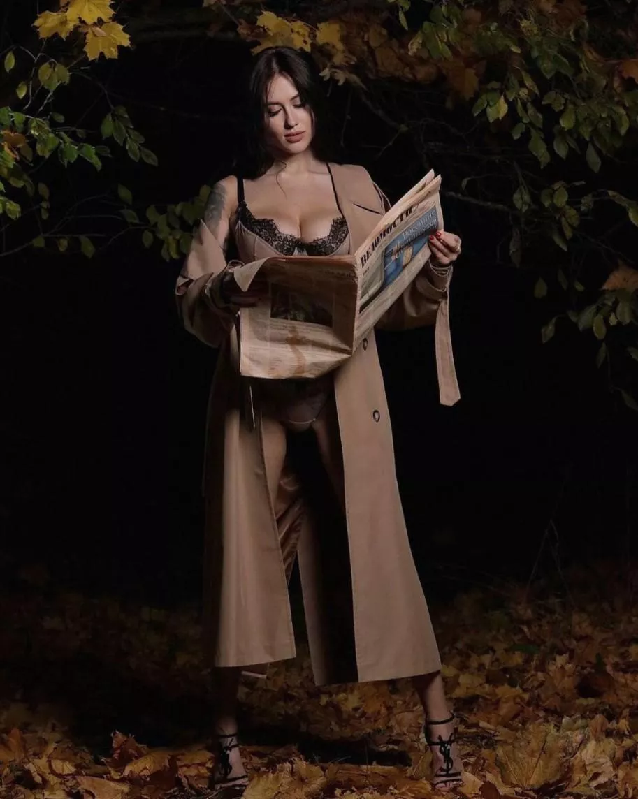 The girl is a detective