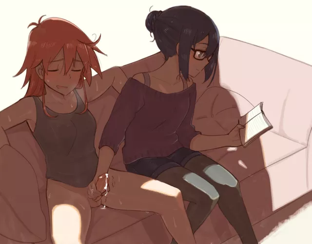 Cocona giving Papika a hand (zenpornmonk) [Flip Flappers]