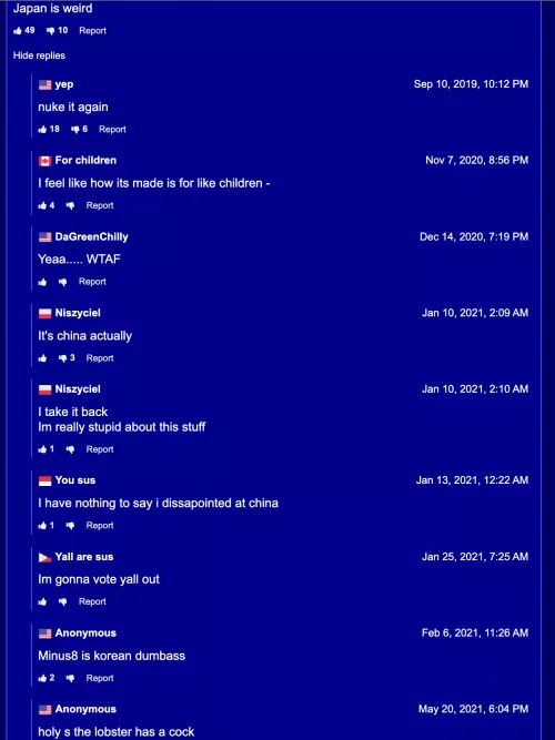 Every single comment on this video is bonkers.