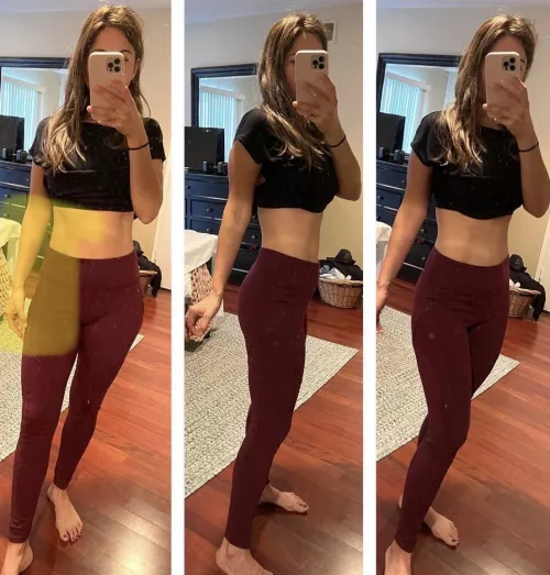 Love wearing something like this to the gym on work trips because it’s easy to say “your place or mine” and send hubby pics and vids from it getting covered in cum and wet. I mean, what else are work trips for?