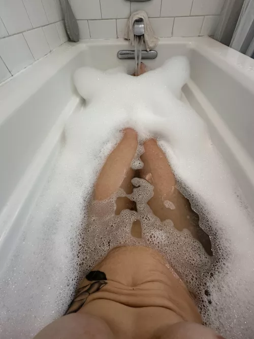 My POV soaking in the tub