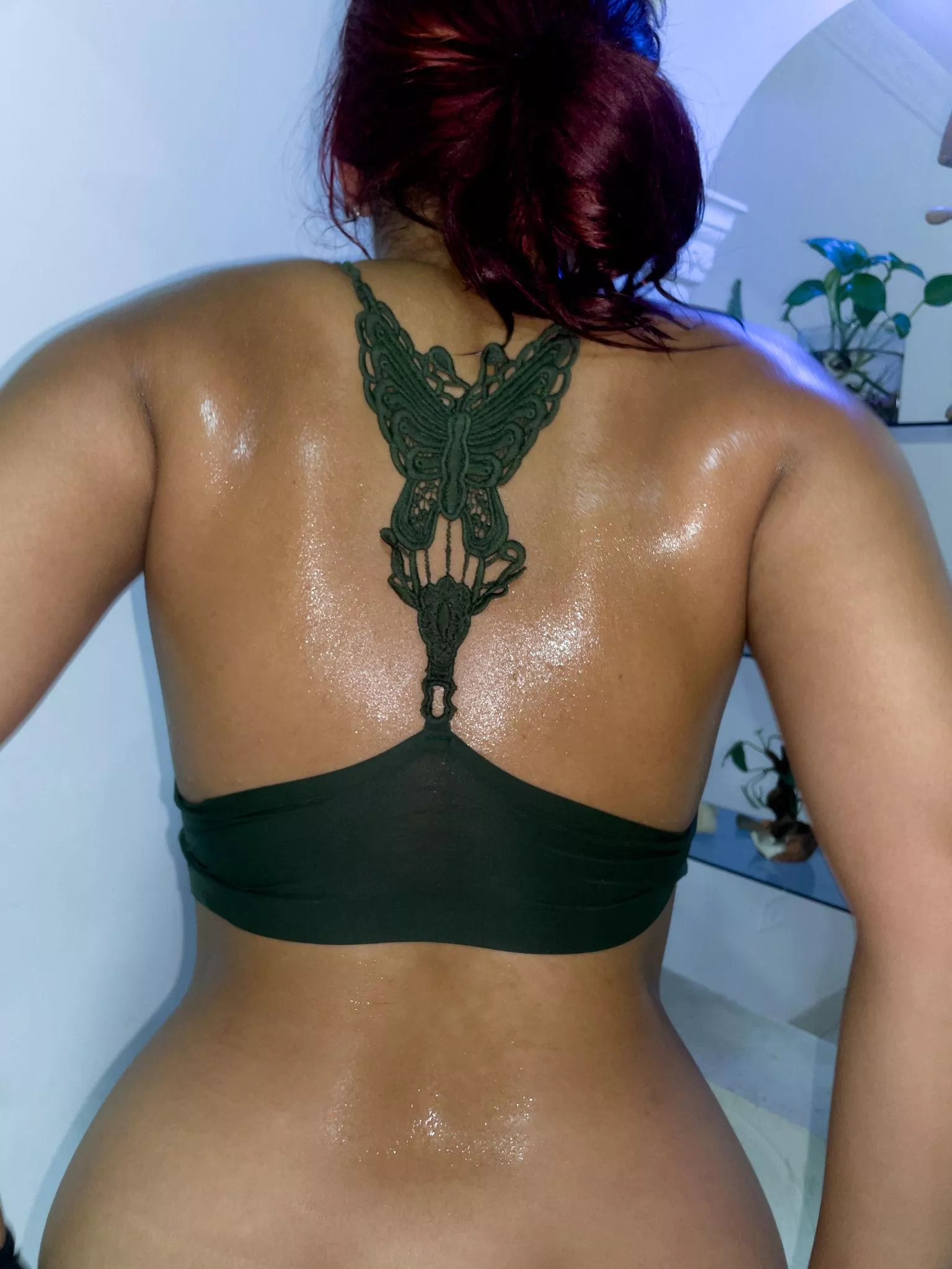 sweaty back is the best