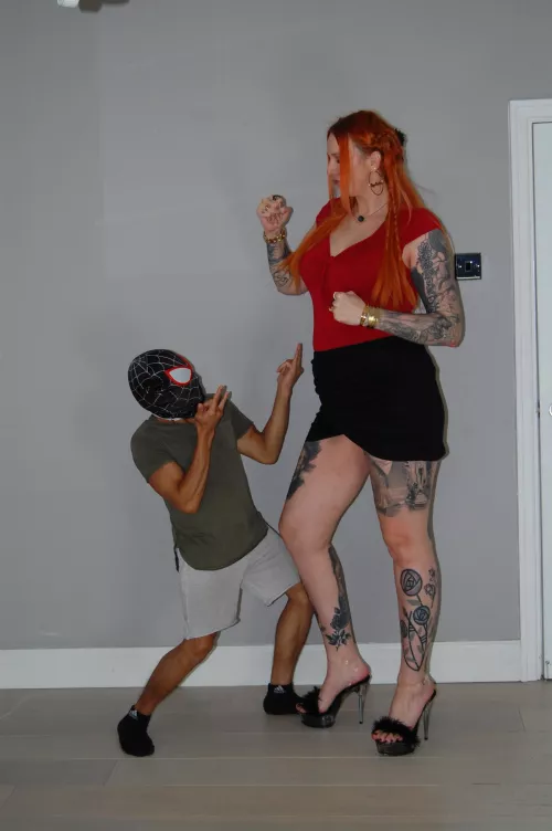 Tattooed warrior woman 🔥