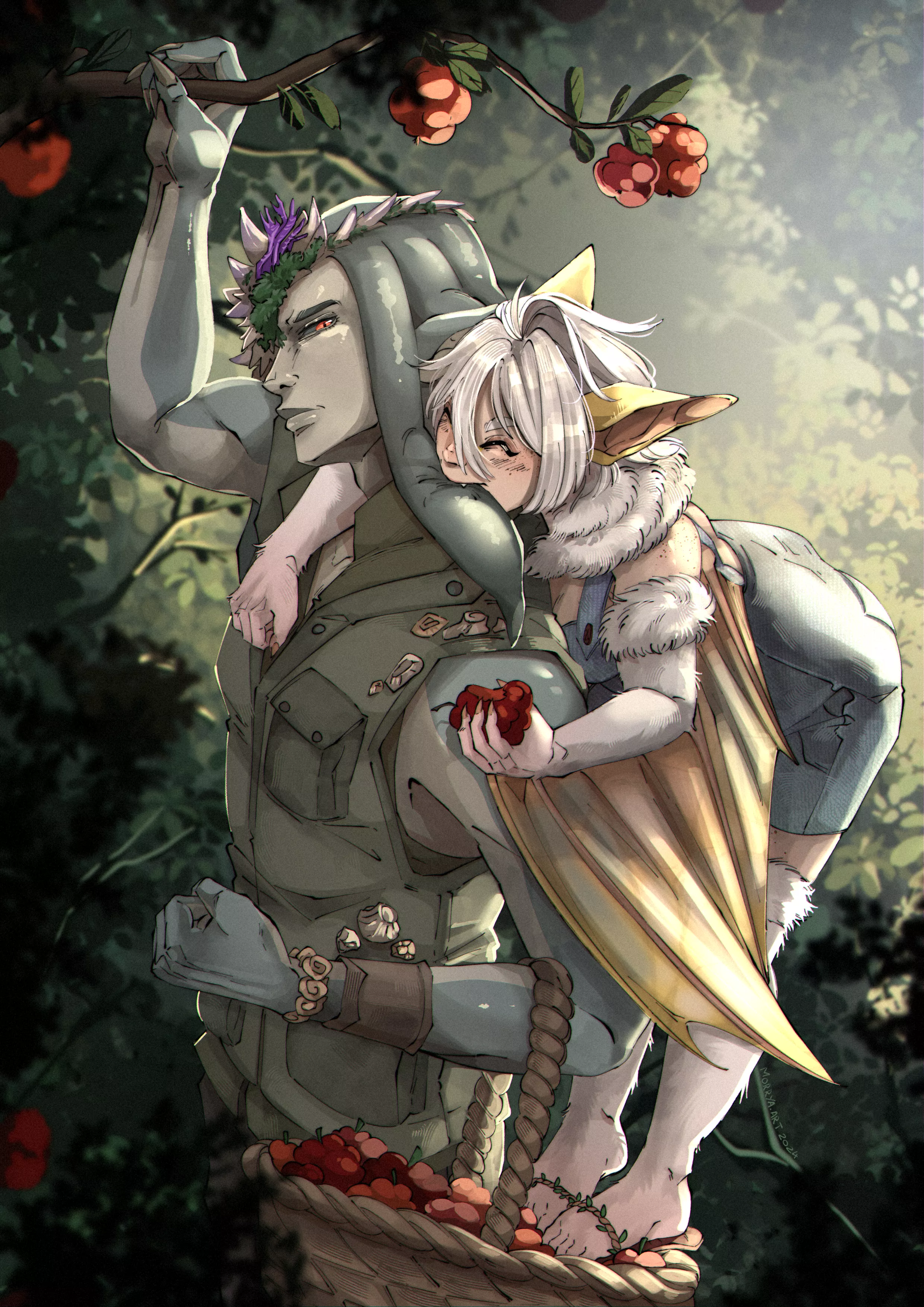 An interesting monster pair i got the opportunity to draw recently