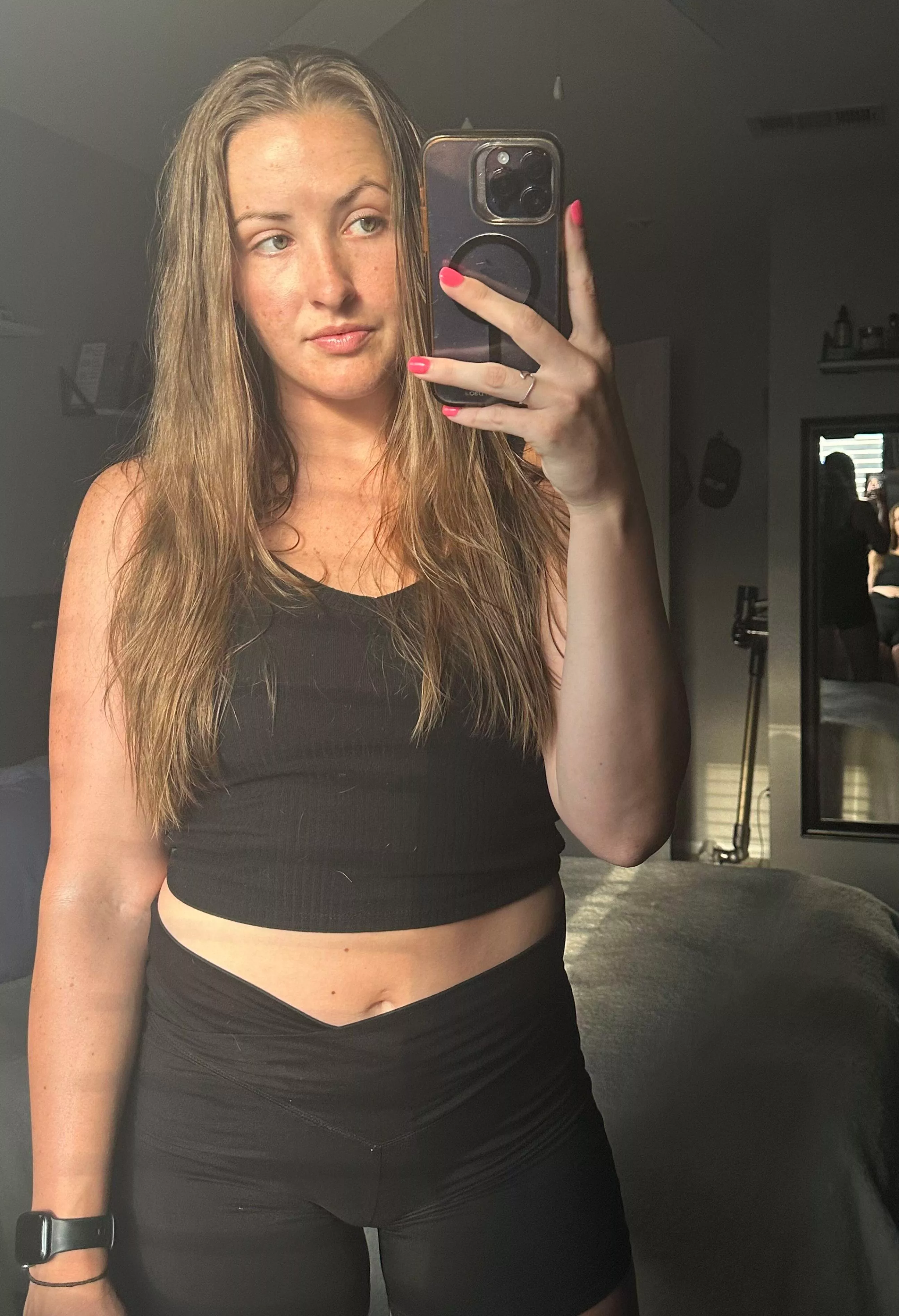 Golden hour freckles