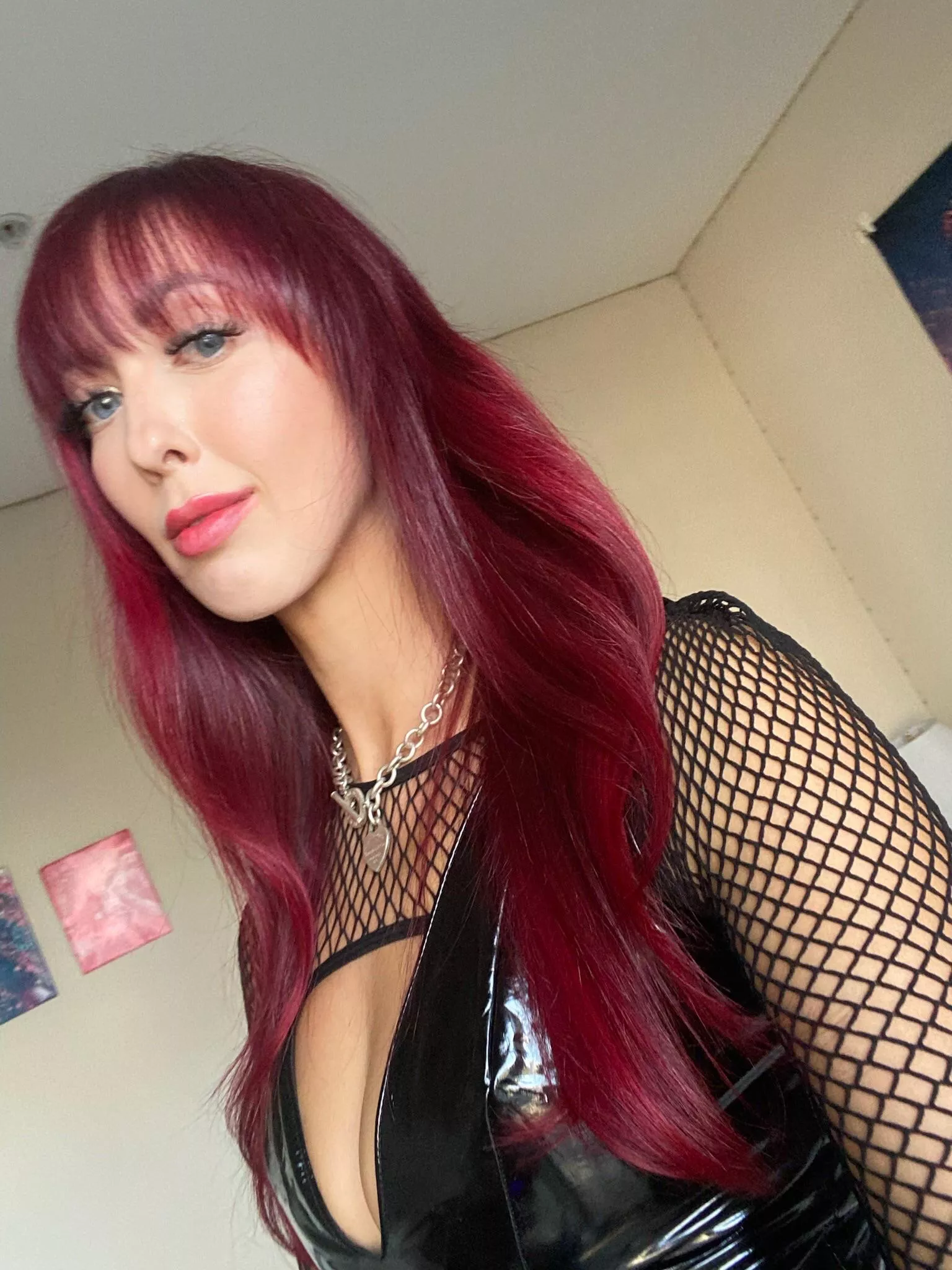 I want to meet you at home wearing my latex every day