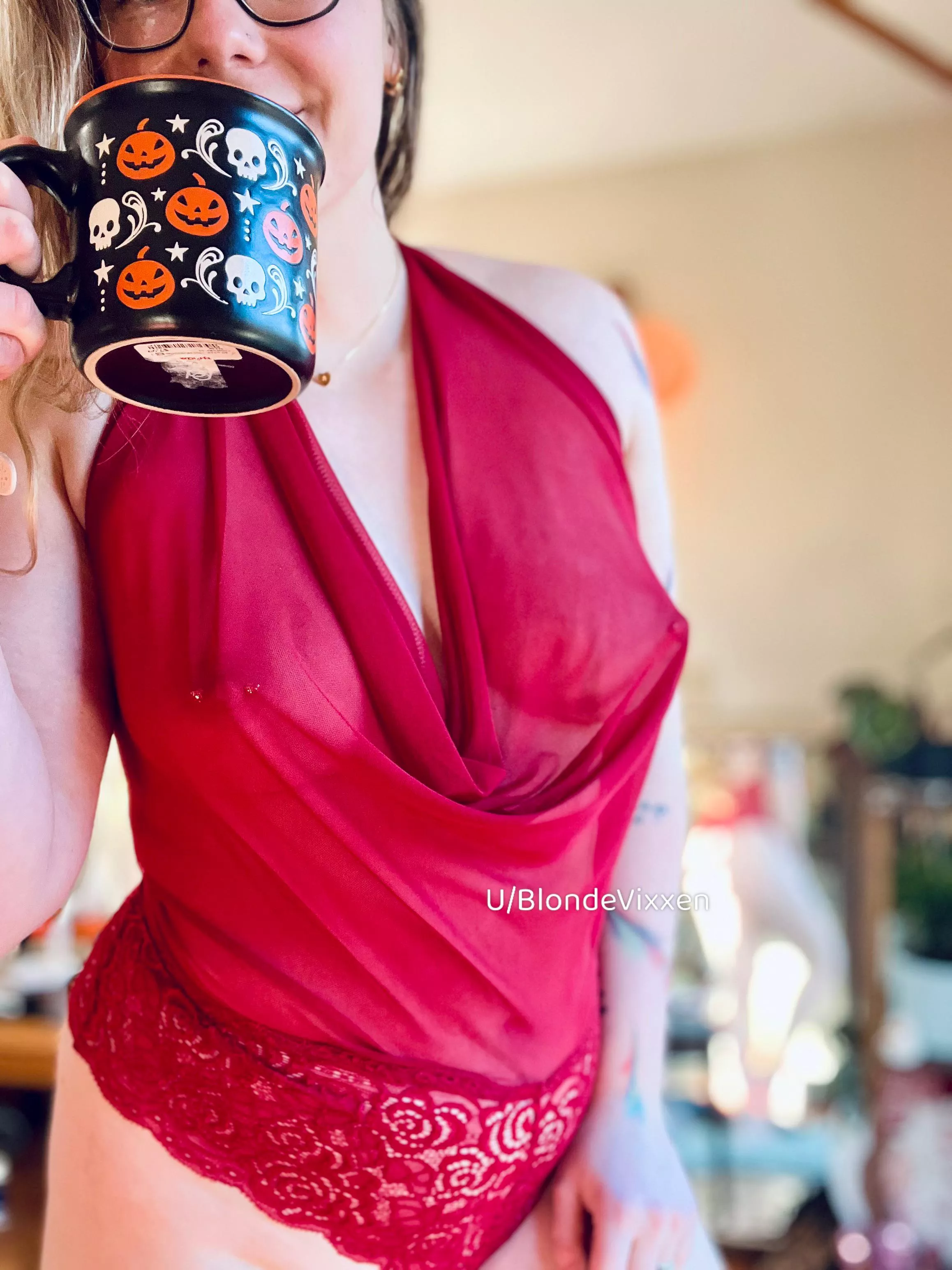 it’s vday week but we back to Halloween mugs… 🤭