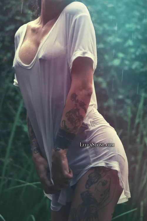 Love the wet look…especially when I am wet all over…😉