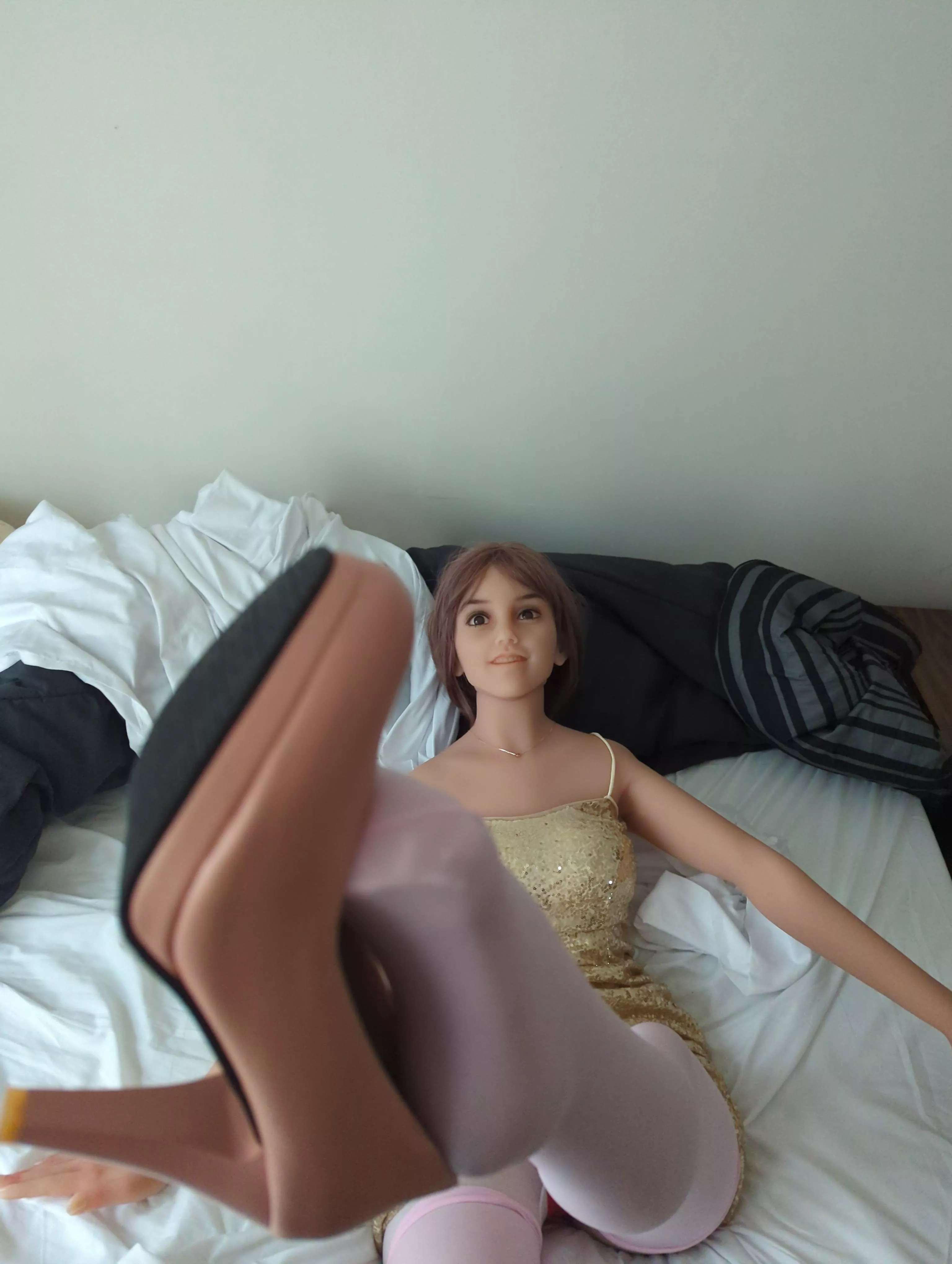 New cocktail dress and Mary Janes