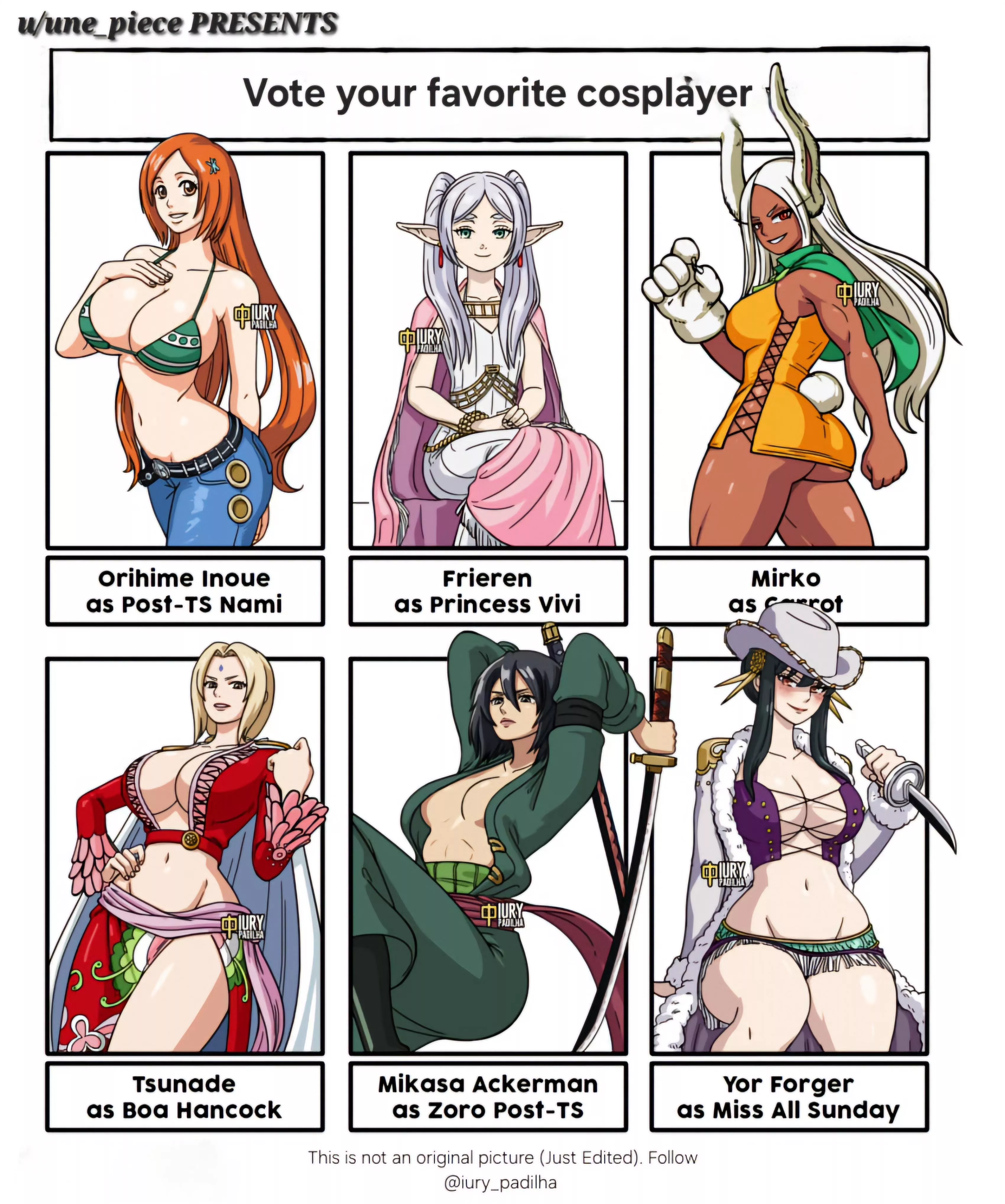 Presenting One Piece HOT ANIMEVERSE EDITION Cosplay Event 🎉 (Vote your favorite girl to WIN) 😍🔥👇