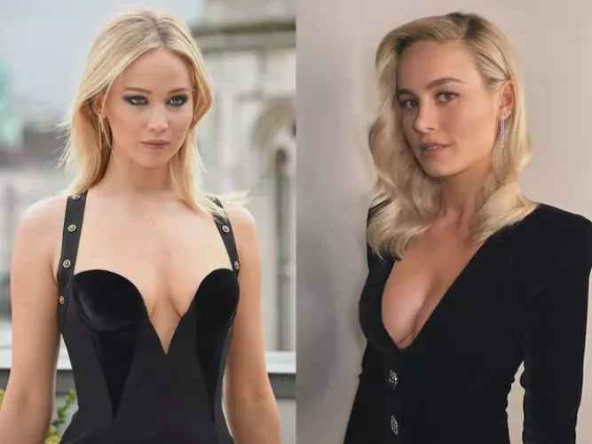 Who would you rather spend the night with: Jennifer Lawrence or Brie Larson