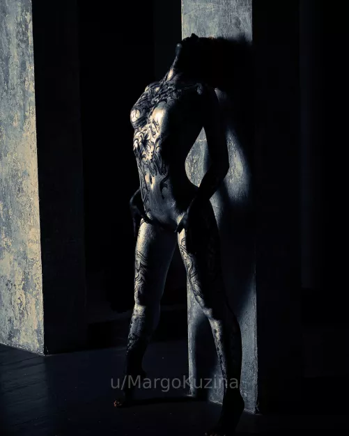 Acrylic bodypaint by Theabstracter on me